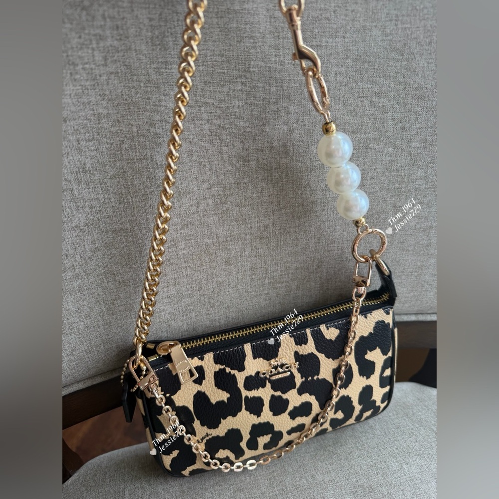 NWT！3PCS COACH Nolita 19 With Leopard Print（CBM66）fast shipping MOTHER DAY GIFT - Picture 3 of 15